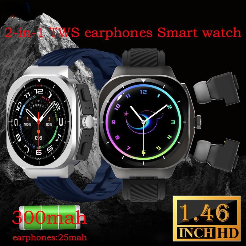 Korean Men Lifestyle - Muziekstijl 2in1 oortelefoon Smart Watch Gebaarcontrole
