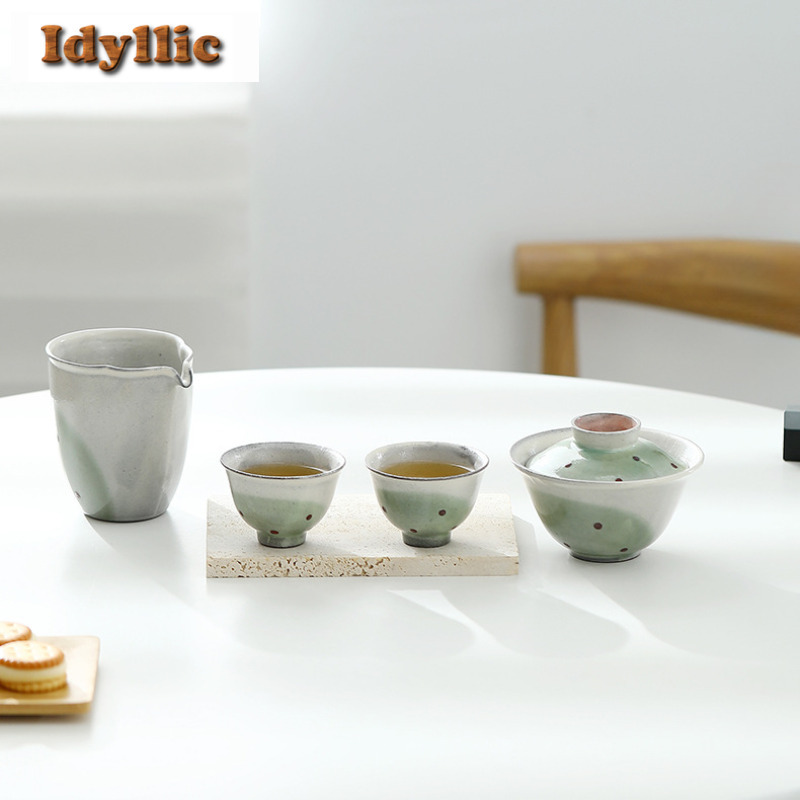 Korean Tea Set - Wabi Sabi Style Power Yin Grof
