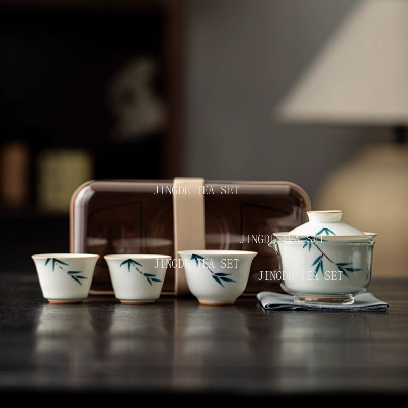 Korean Tea Set - Draagbare keramische theepot en bekerset Boutique