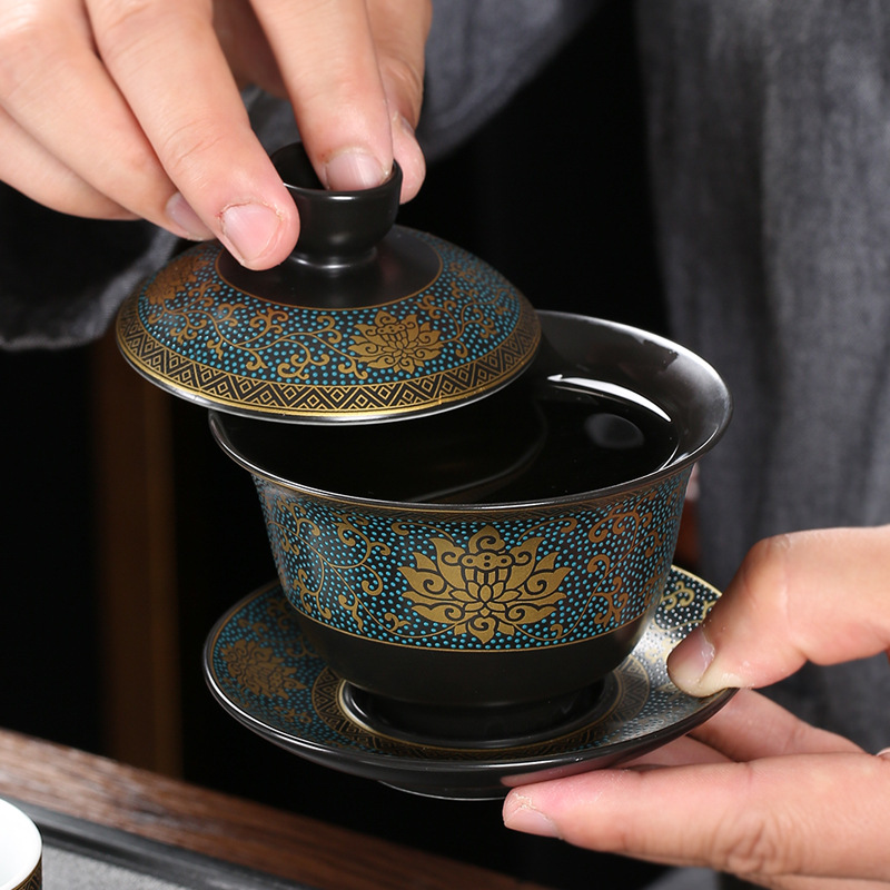 Korean Tea Set - Chinese Teaset Klassieke Gaiwan Thee Cups