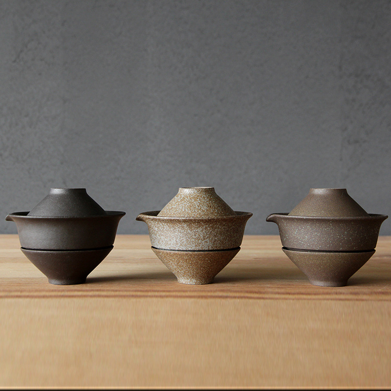 Korean Tea Set - Japanse keramische theepot met Gaiwan theekopjesset