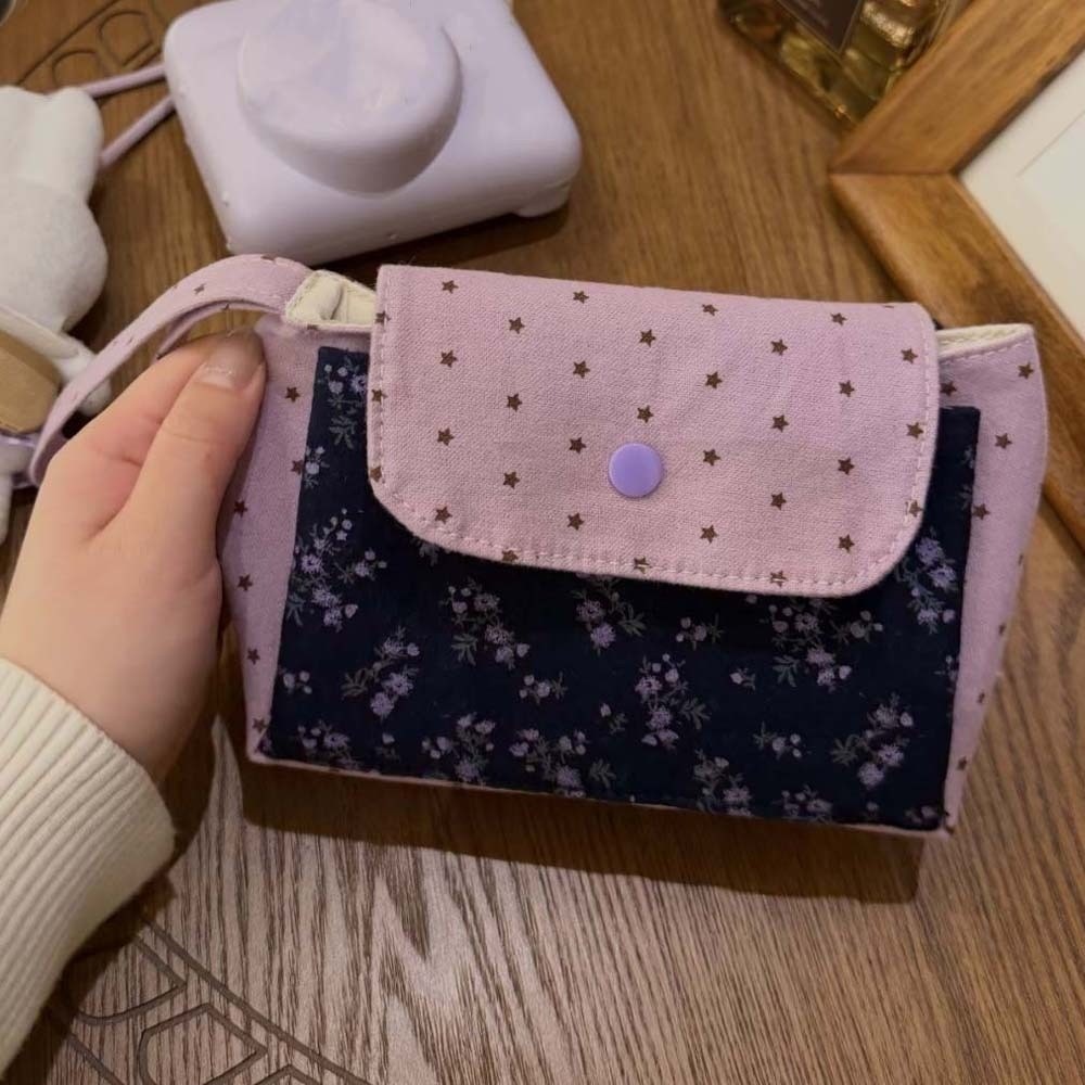 Paarse print bloemen make-up t - The Korean Lifestyle recensie en prijs