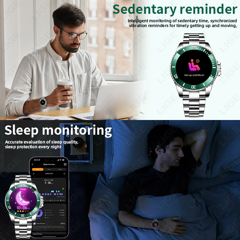 LIGE 2026 Style Luxe Smartwatc - Korean Men Lifestyle recensie en prijs