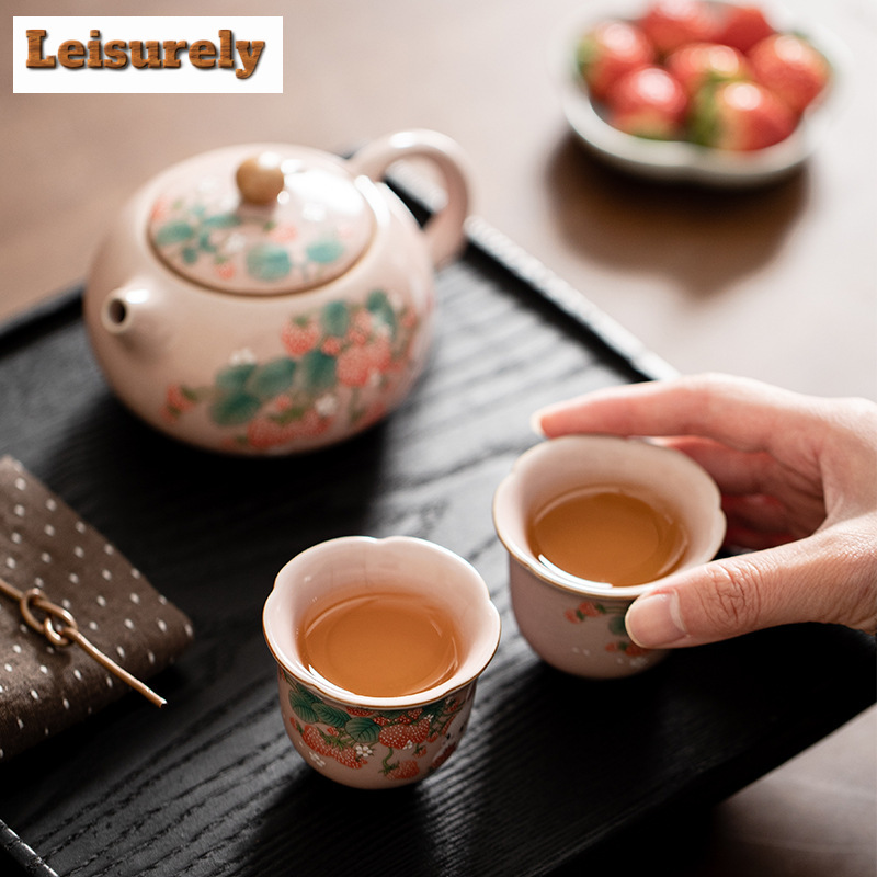 Antiek Roze Ru Oven Theekopje  - Korean Tea Set recensie en prijs