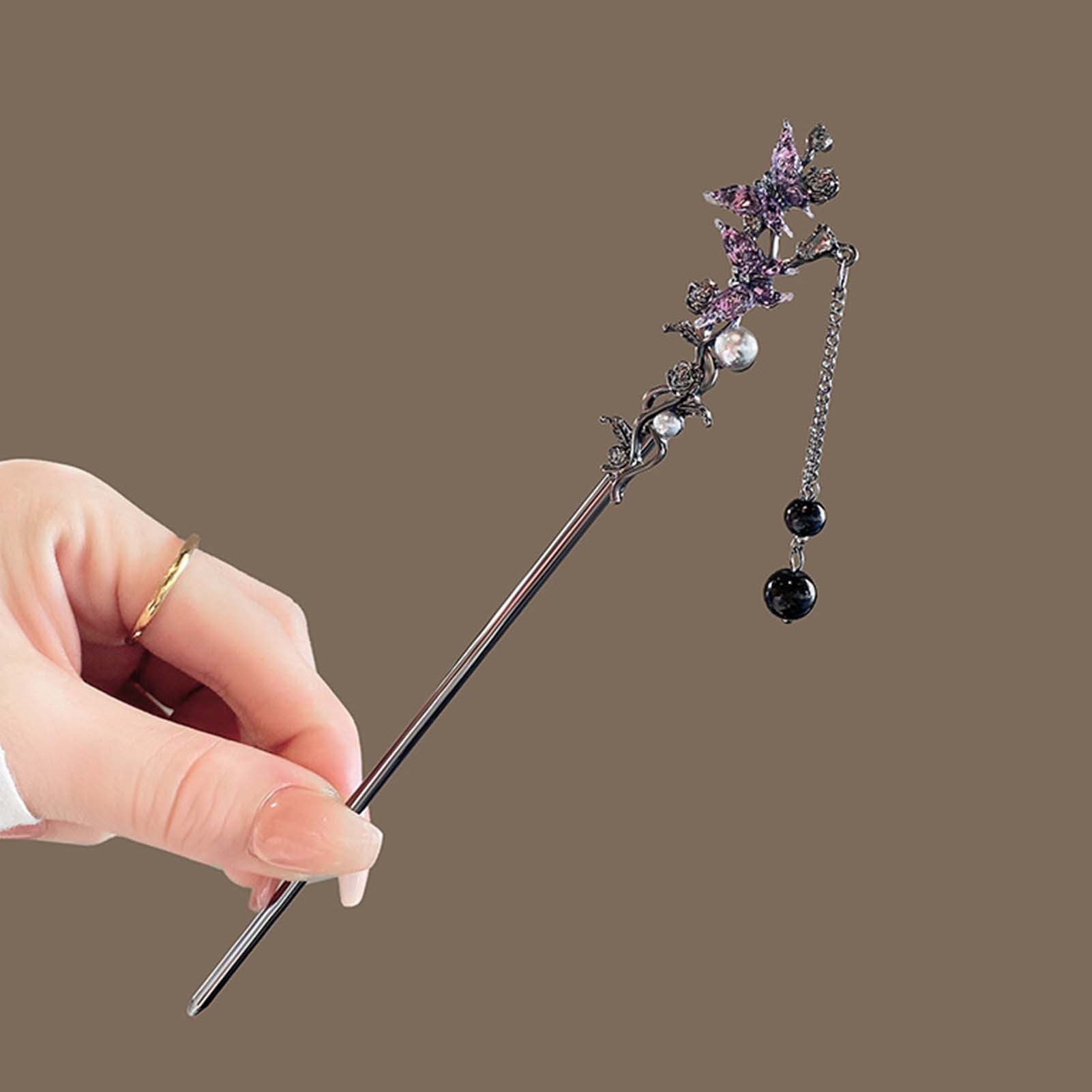 Chinese stijl haarstokjes zwar - Hanbok Hair Pin recensie en prijs