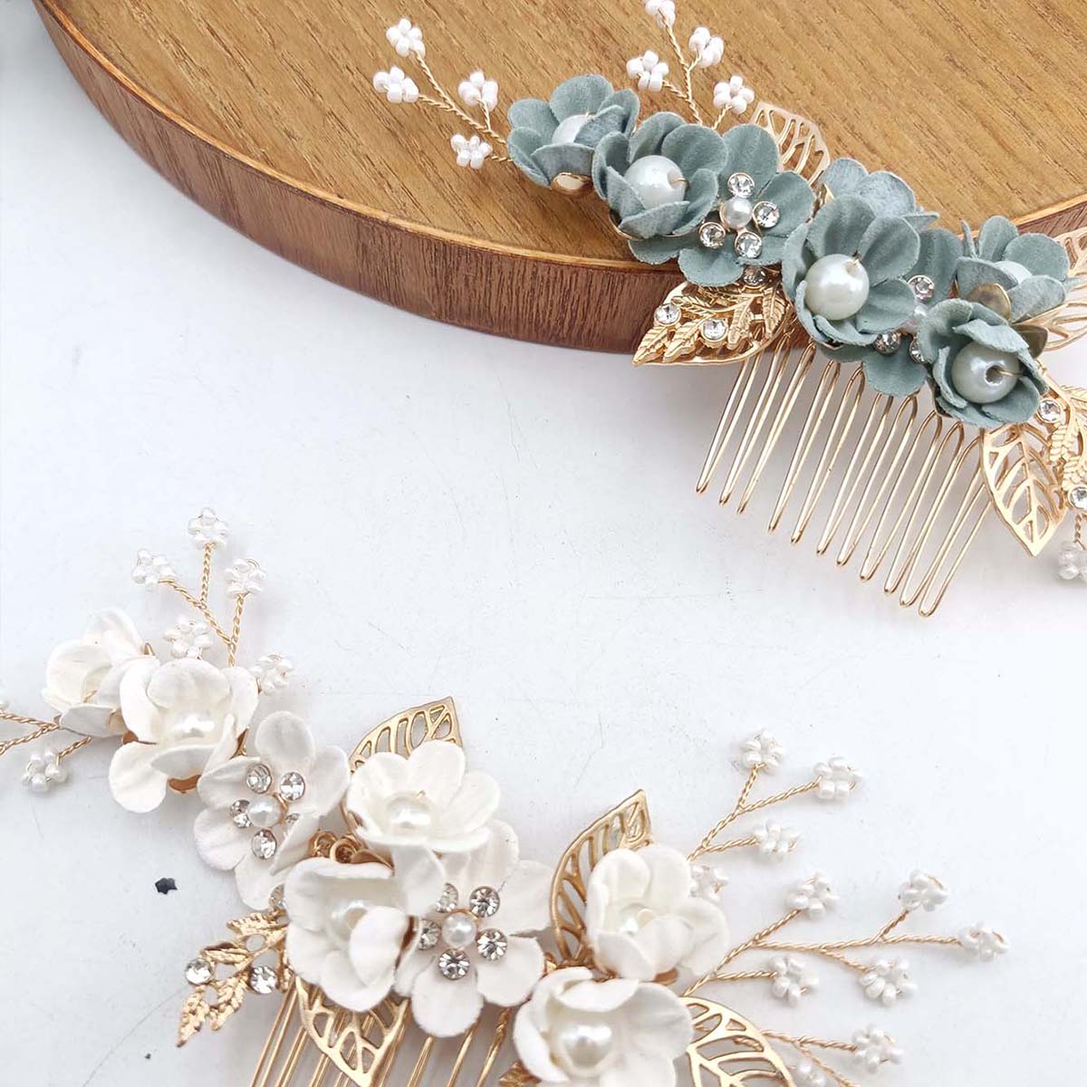 Kristallen parel haar kam clip - Hanbok Hair Pin recensie en prijs