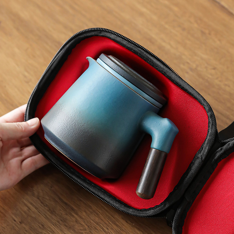 Eenvoudig 1-pot 4-kopjes reis  - Korean Tea Set recensie en prijs