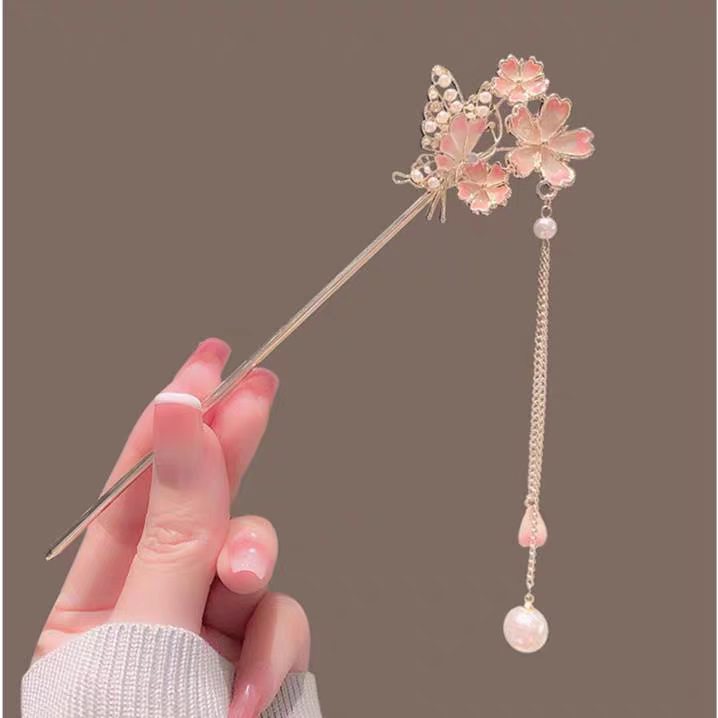 Sakura-haarspeld met een luxe  - Hanbok Hair Pin recensie en prijs