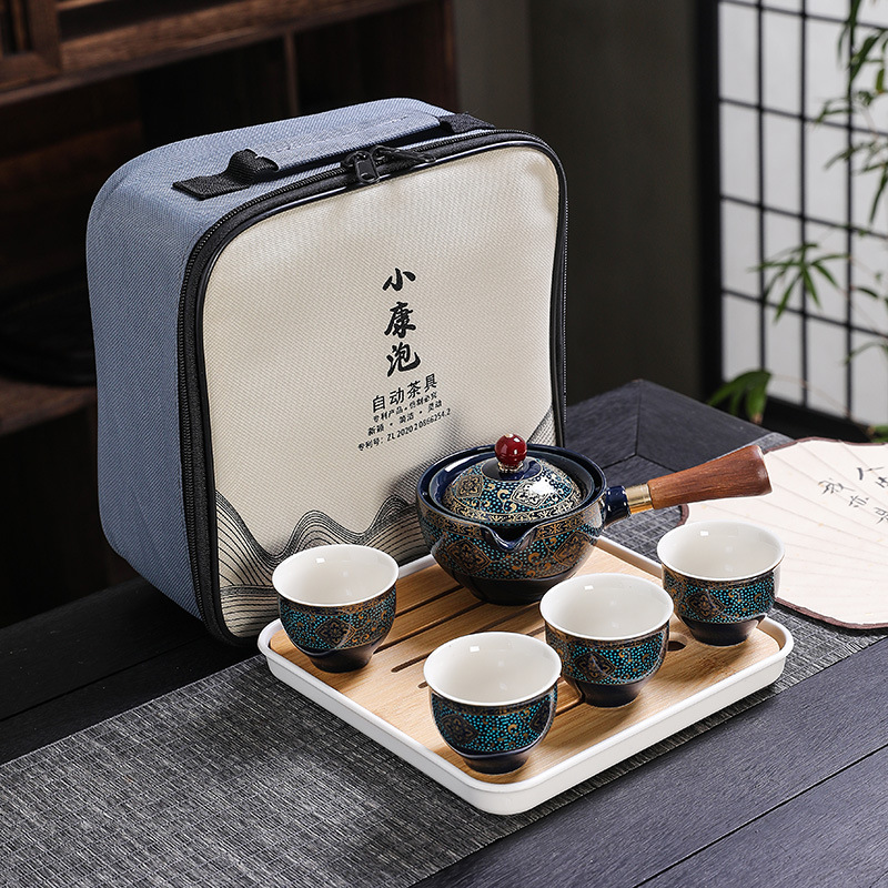 Chinese Kung Fu Thee Set Zand  - Korean Tea Set recensie en prijs