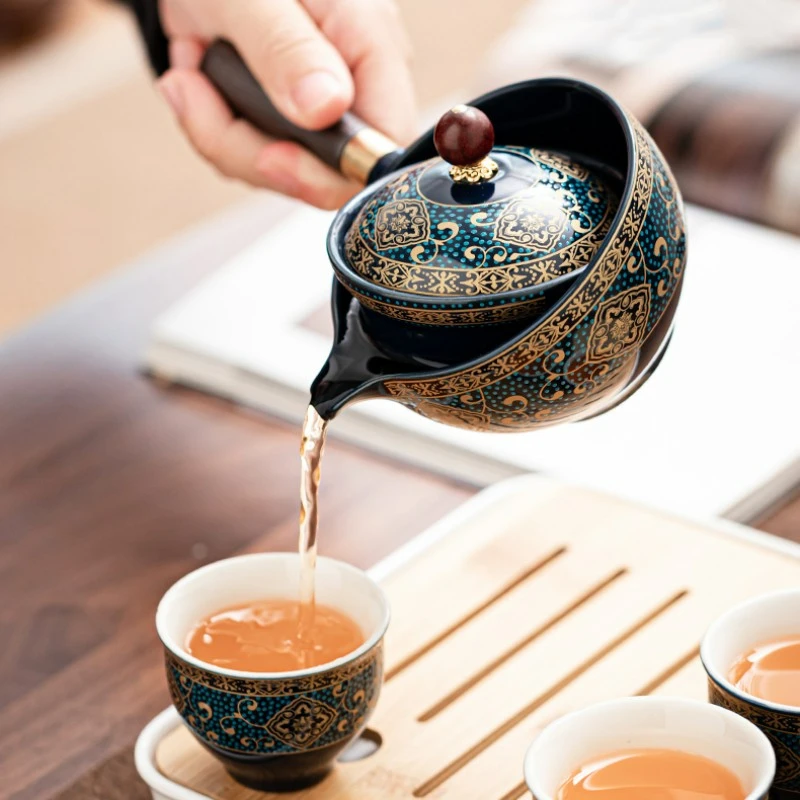 Chinese Kung Fu Thee Set Zand  - Korean Tea Set recensie en prijs