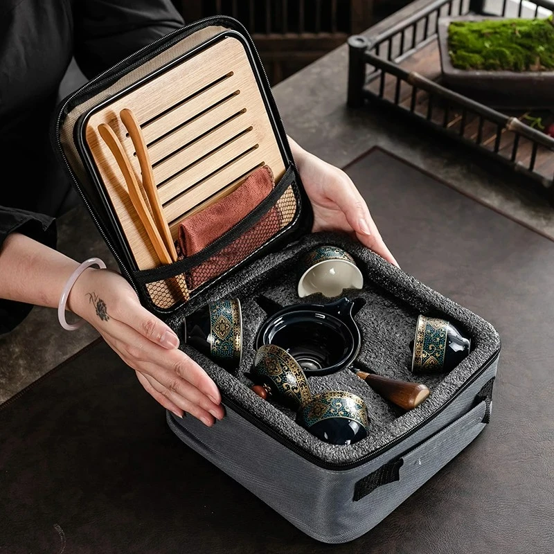 Chinese Kung Fu Thee Set Zand  - Korean Tea Set recensie en prijs