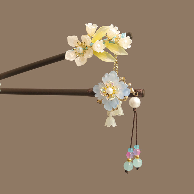 Bloem Kwastje Parel Haar Stokk - Hanbok Hair Pin recensie en prijs