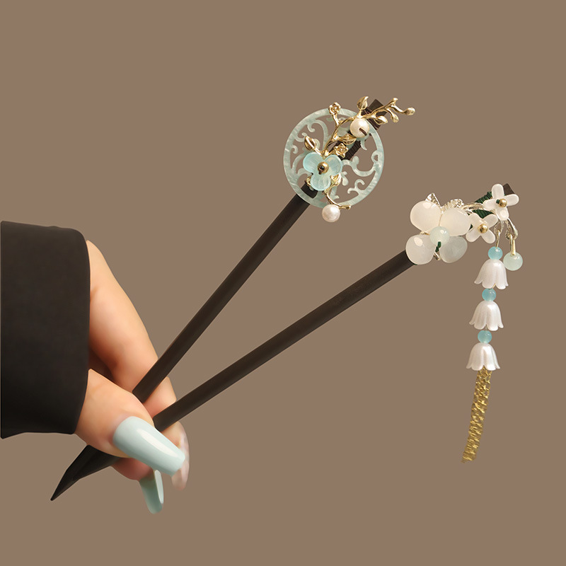 Bloem Kwastje Parel Haar Stokk - Hanbok Hair Pin recensie en prijs